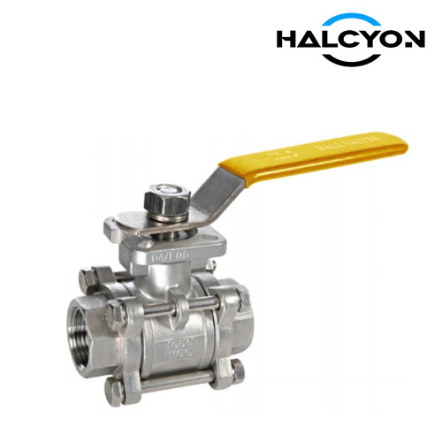 1000 WOG 3PC Cast Steel High Platform Ball Valve